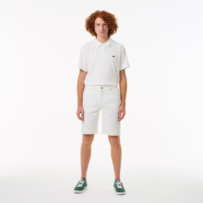 Мужские джинсовые шорты Lacoste приталенного кроя