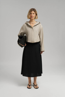 Легкая куртка изо льна и вискозы