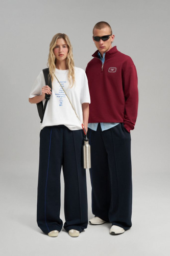 Трикотажные брюки с эластичным поясом