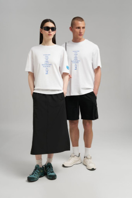 Свободная футболка из премиального интерлока