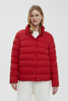 Утепленная куртка полуприлегающего силуэта