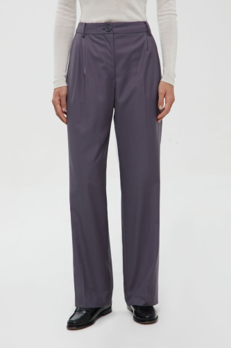 Укороченные брюки широкого кроя