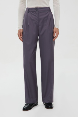 Укороченные брюки широкого кроя