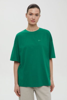 Оверсайз футболка с принтом