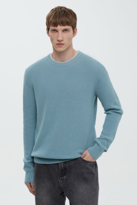 Джемпер из хлопка прямого кроя