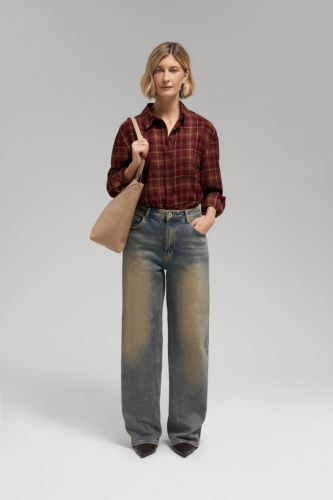 Джинсы прямого кроя