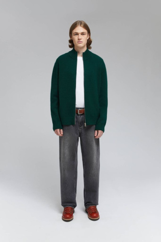 Кардиган на молнии с шерстью