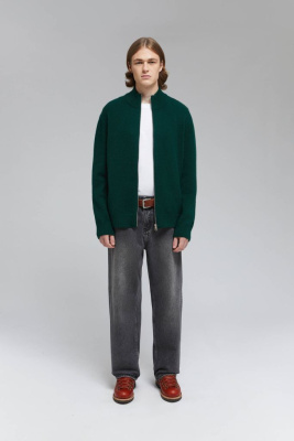 Кардиган на молнии с шерстью