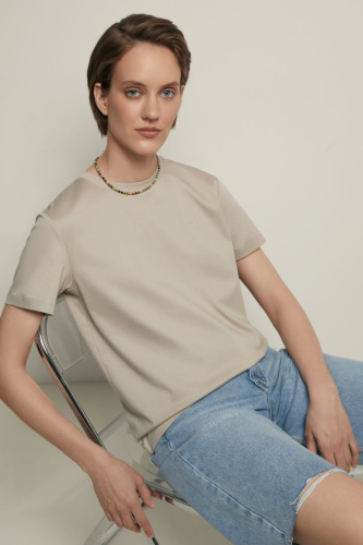 Футболка из мерсеризованного хлопка