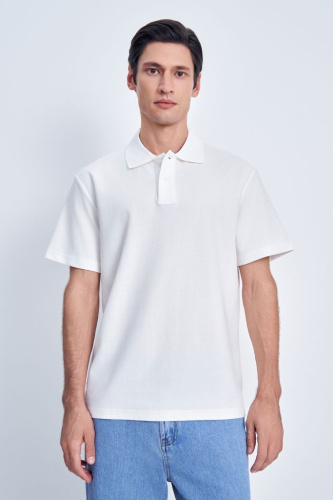 Футболка-поло из хлопка