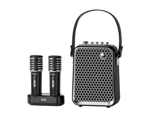 Портативная колонка с двумя микрофонами Divoom SongBird-HQ 2 (черный)