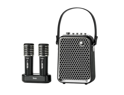 Портативная колонка с двумя микрофонами Divoom SongBird-HQ 2 (черный)