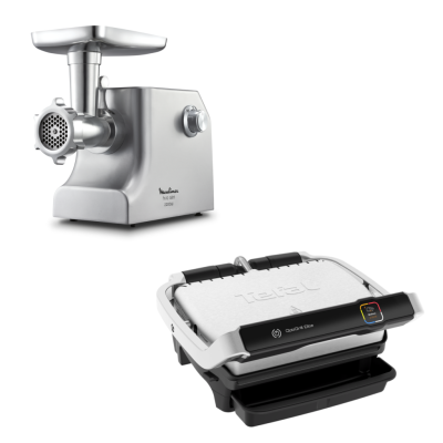 Мясорубка Moulinex ME856D32 + Электрогриль Tefal GC750D30