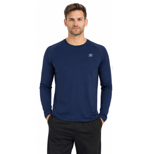 *Лонгслив NONAME CLIMA LONG SHIRT 26 MEN DK BLUE