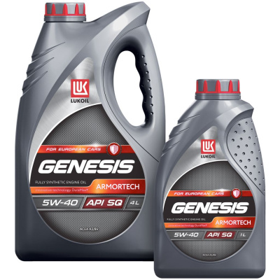 Масло моторное LUKOIL GENESIS ARMORTECH 5W-40 (API SQ) 4+1 л
