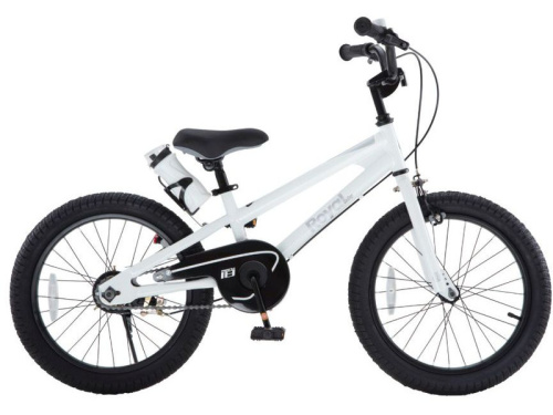 Детский велосипед Royal Baby Freestyle Steel 18, год 2026, цвет Белый