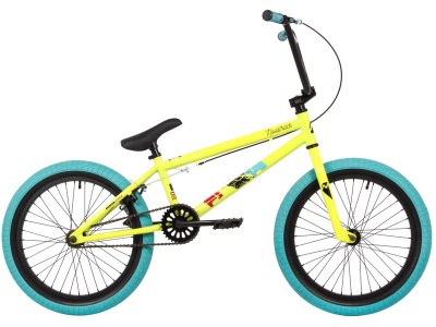 Экстремальный велосипед Novatrack BMX Wolf, год 2024, цвет Зеленый