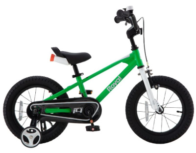 Детский велосипед Royal Baby Freestyle Steel 16, год 2026, цвет Зеленый