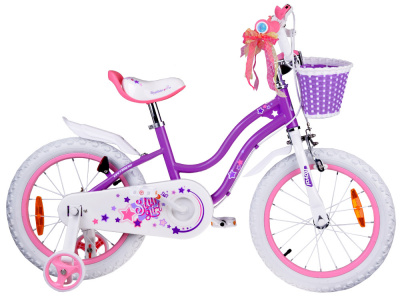 Детский велосипед Royal Baby Stargirl 16, год 2026, цвет Фиолетовый