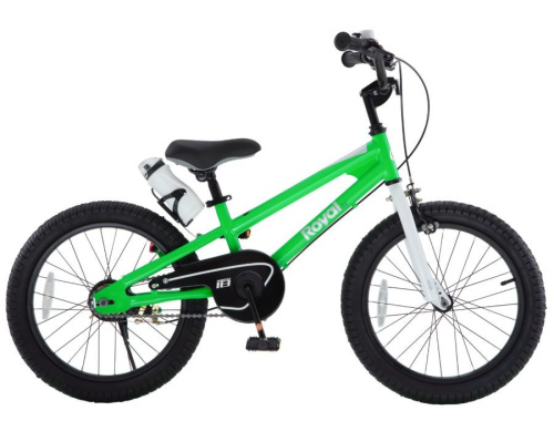 Детский велосипед Royal Baby Freestyle Steel 18, год 2026, цвет Зеленый