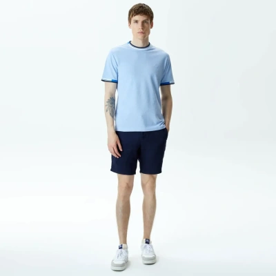 Мужские льняные шорты Lacoste стандартного кроя