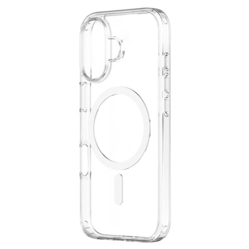 Чехол-накладка Clear Case Magsafe для iPhone 16 пластиковый (прозрачный)