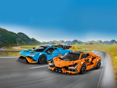 Speed Champions 77238 Конструктор Lamborghini Revuelto & Huracán STO