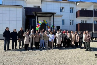 Многоквартирный дом для переселенцев из аварийного жилья ввели в селе Магарас / ЯСИА   