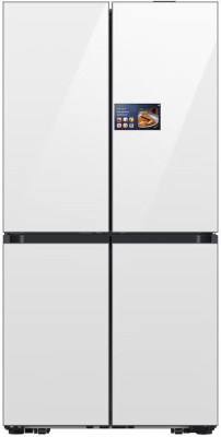 Холодильник Samsung Bespoke AI гибрид с 9-дюймовым дисплеем AI Home RF9000 белый