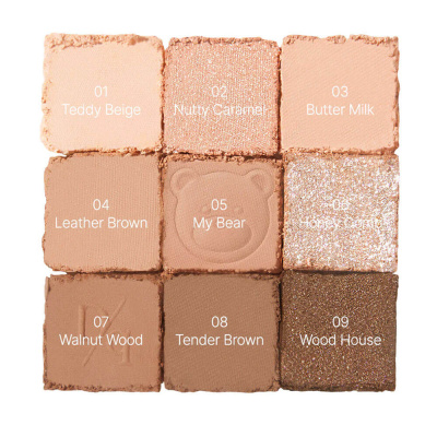 Палетка теней для макияжа глаз Dasique Shadow Palette 28 Brown Bear