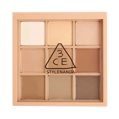 Палетка теней для век из 9 оттенков 3CE Multi Eye Color Palette #Smoother