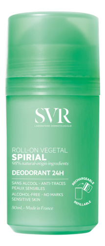 Растительный шариковый дезодорант Spirial Vegetal Deodorant : Дезодорант 50мл