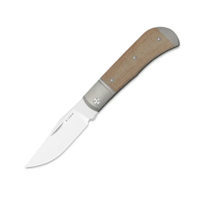 Складной нож Kizer Trestle, сталь 14C28N, рукоять микарта/титан