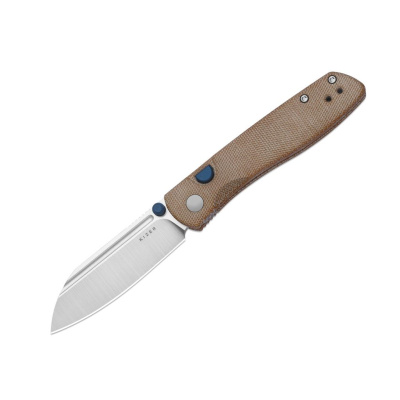 Складной нож Kizer Renissance, сталь N690, рукоять микарта, коричневый