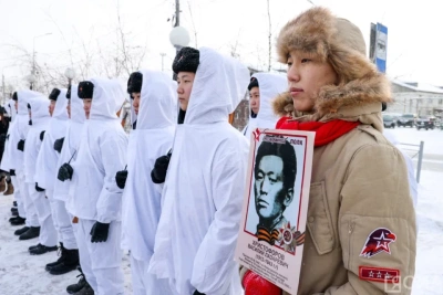 Юнармеец исследует подвиг предка и роль якутян в битве на озере Ильмень / Алина Мурукова   