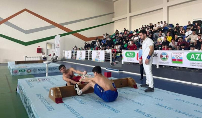В Азербайджане успешно проведены Чемпионат и Первенство страны по мас-рестлингу x /    