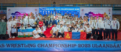 В Улан-Баторе определились имена сильнейших мас-рестлеров Азии 2023 года /    