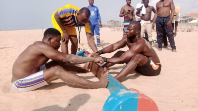 Тренинги по мас-рестлингу в Котону, Бенин /    