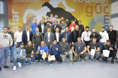 Кубок Азербайджана по мас-рестлингу состоялся в Баку /    