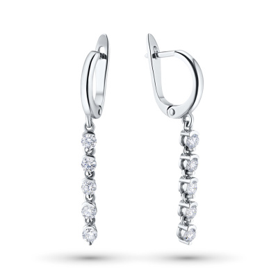 Серьги из серебра э0612сг10110300