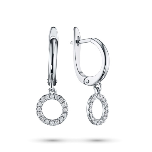 Серьги из серебра э0612сг01183300