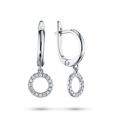 Серьги из серебра э0612сг01183300