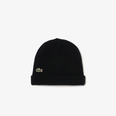 Шерстяная шапка Lacoste унисекс