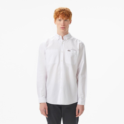 Мужская хлопковая рубашка Lacoste