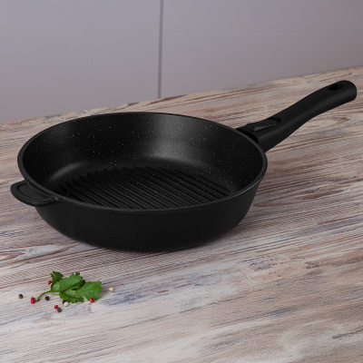 Сковорода-гриль 28 см со съемной ручкой Cook pro