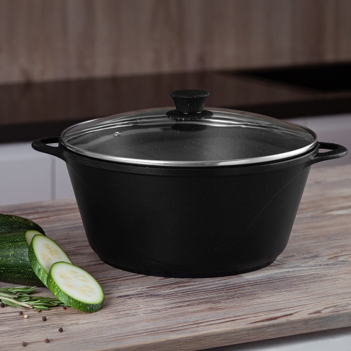 Большая кастрюля с антипригарным покрытием 7 л / 30 х 14,5 см Cook pro