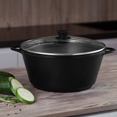 Большая кастрюля с антипригарным покрытием 7 л / 30 х 14,5 см Cook pro