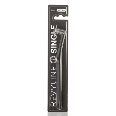 Зубная щетка Revyline S1200 Single, монопучковая, серая