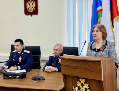 В региональном следственном управлении СК проведено торжественное собрание, посвящённое Дню Победы   /    