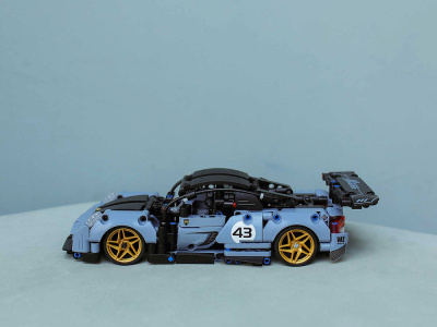 8043_MK Конструктор Blue Supercar